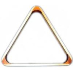 Hardwood Eight Ball Triangle Rack for 2 1/8 in. balls