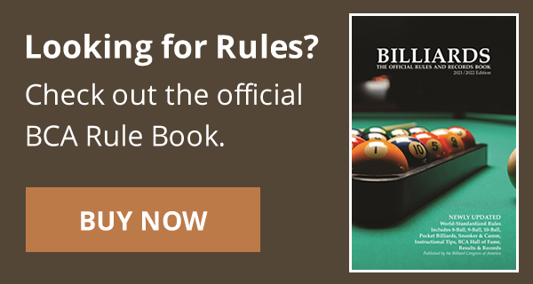 Billiard of Congress Rule Book