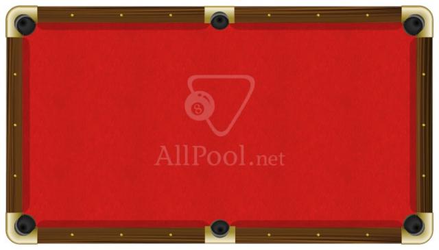SHIPS FAST! 8' Red ProLine Classic Billiard Pool Table Cloth Felt 