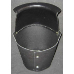 Black Leather Bucket Style Billiard Pocket