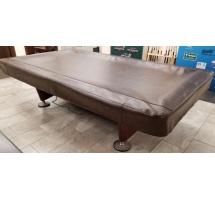 9' Leather Vinyl Gold Crown Pool Table Cover
