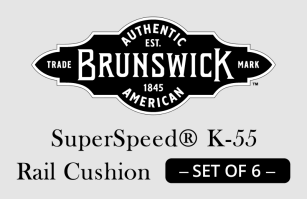 Brunswick SuperSpeed® K-55 Rail Cushion