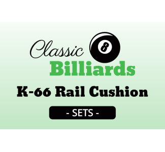 Classic Billiards K-66 Rail Cushion Set
