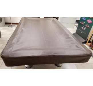 9' Leather Vinyl Gold Crown Pool Table Cover